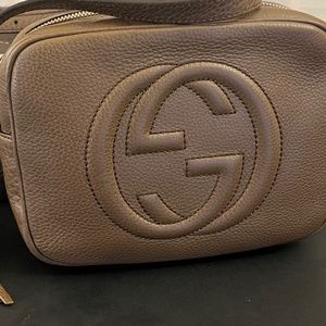 GUCCI Camera Bag purse, Authentic, Made in Italy, Leather